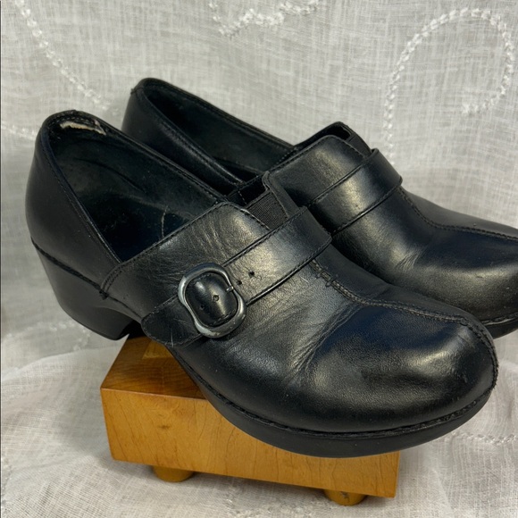 Dansko vintage leather clogs wedges - Picture 16 of 16